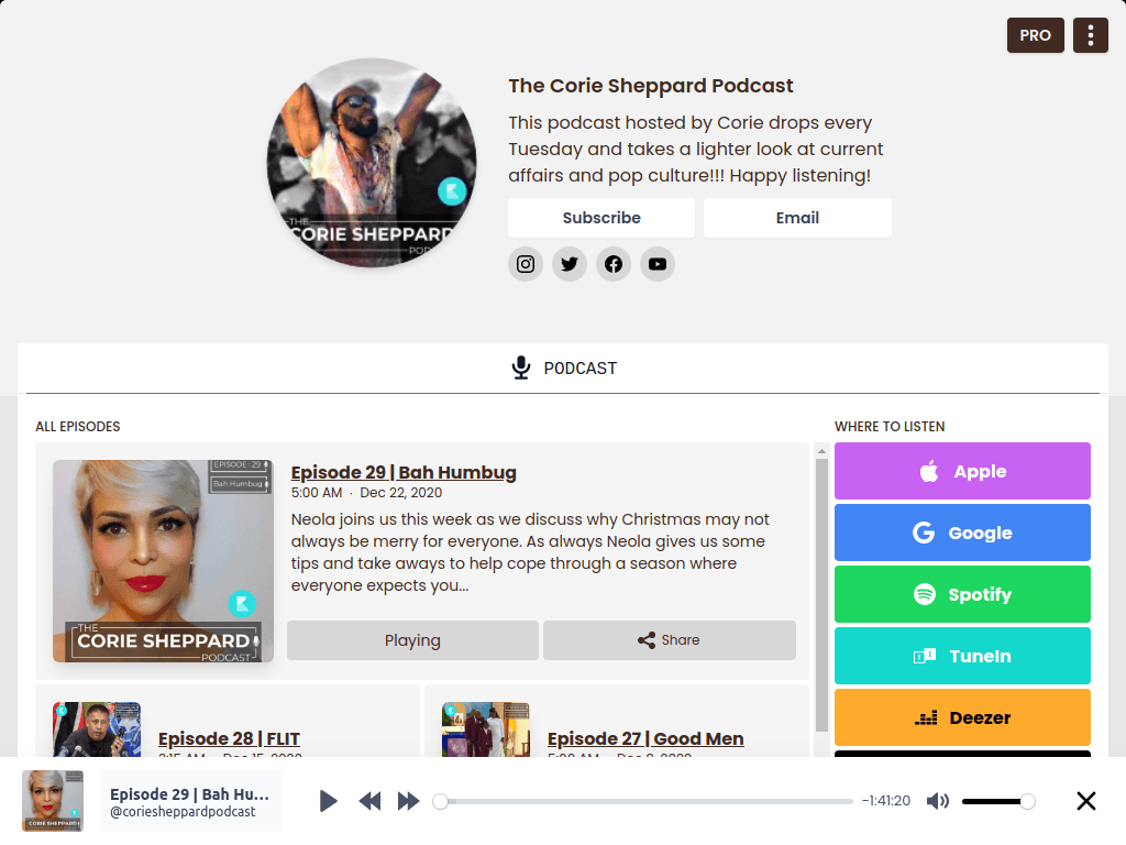 coriesheppardpodcast - desktop
